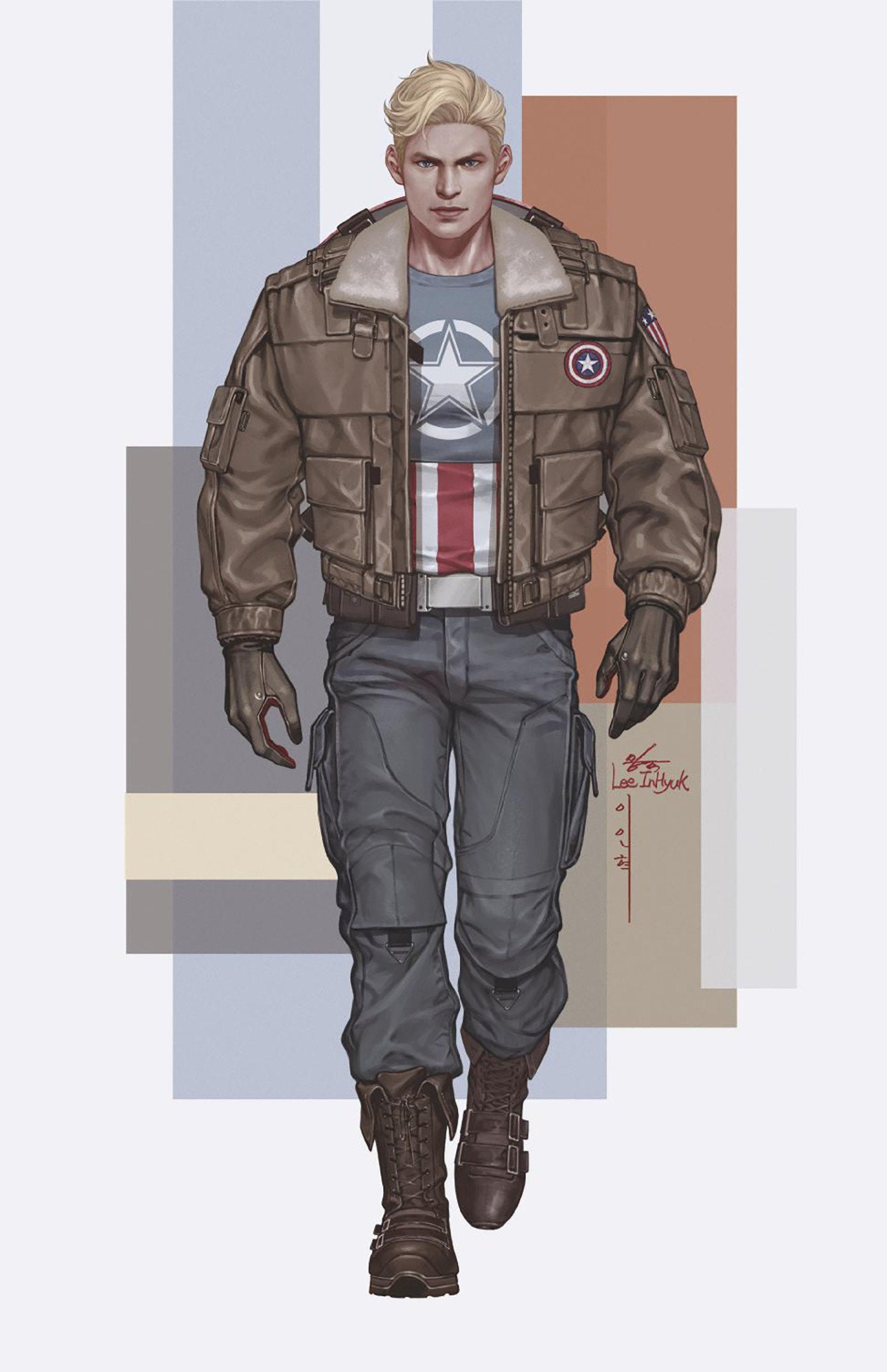 Captain America #5 Inhyuk Lee Street Verse Full Art Variant